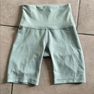 lululemon athletica Sage Green Bike Shorts